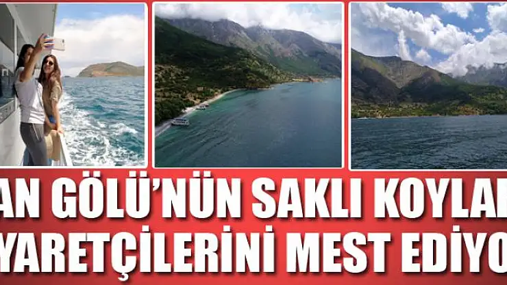 Van Gölü'nün saklı koyları ziyaretçilerini mest ediyor