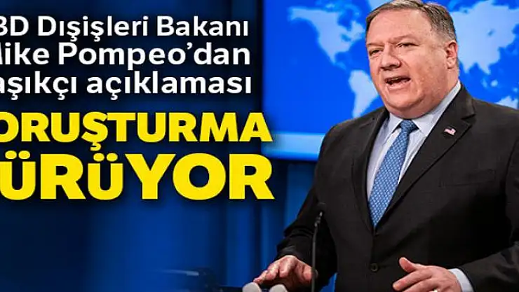 ABD Dışişleri Bakanı Pompeo: 'Kaşıkçı cinayeti soruşturması devam ediyor'