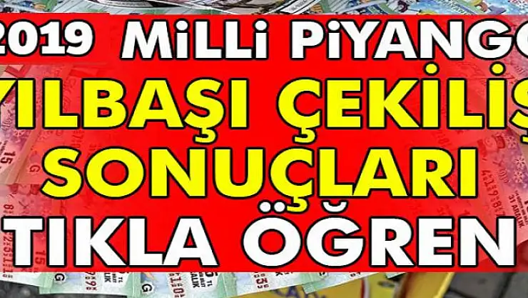 Milli Piyango Çekiliş Sonuçları