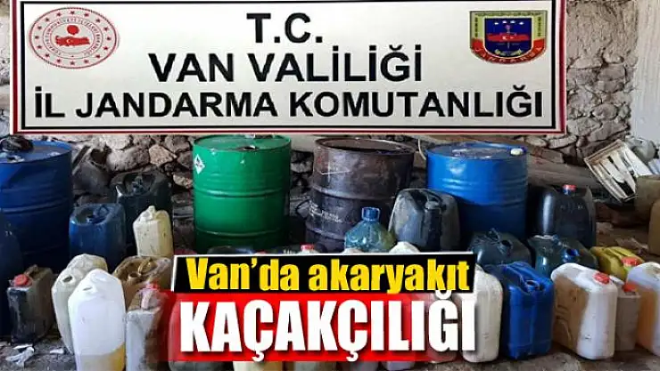 Van'da akaryakıt kaçakçılığı