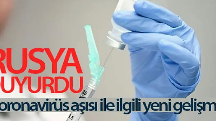 Rusya'da, korona virüs aşısının ilk parti üretiminin dağıtımına başlandı