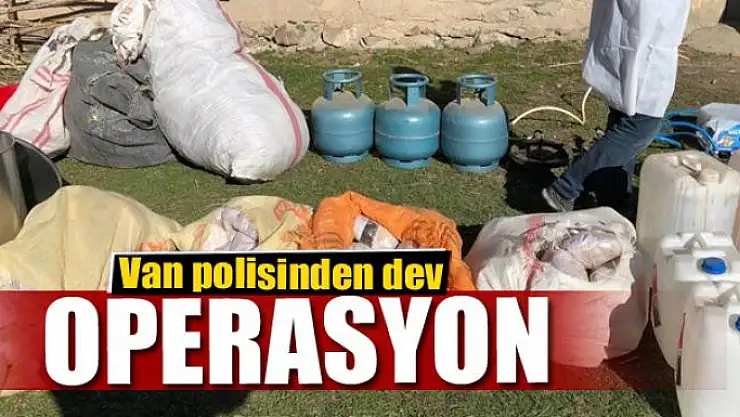 Van polisinden dev operasyon
