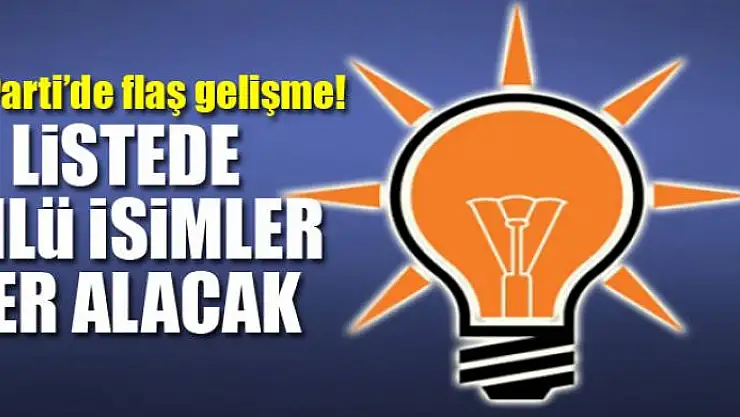 AK Parti'de flaş gelişme!