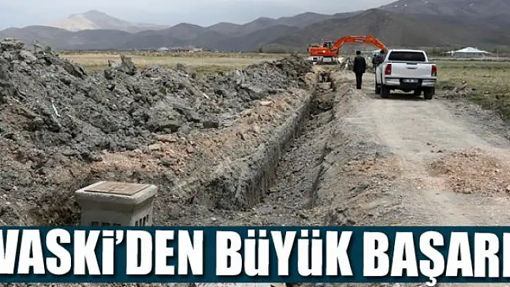 VASKİ'den büyük başarı 