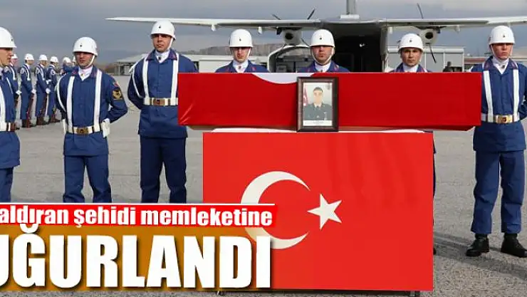 Çaldıran şehidi memleketine uğurlandı