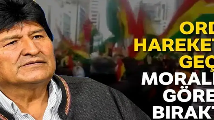 Bolivya Devlet Başkanı Morales istifa etti