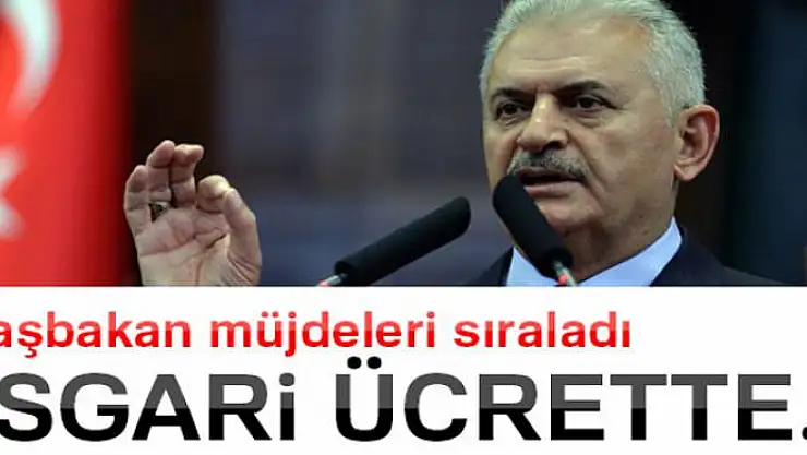 Başbakan Yıldırım'dan müjde üstüne müjde