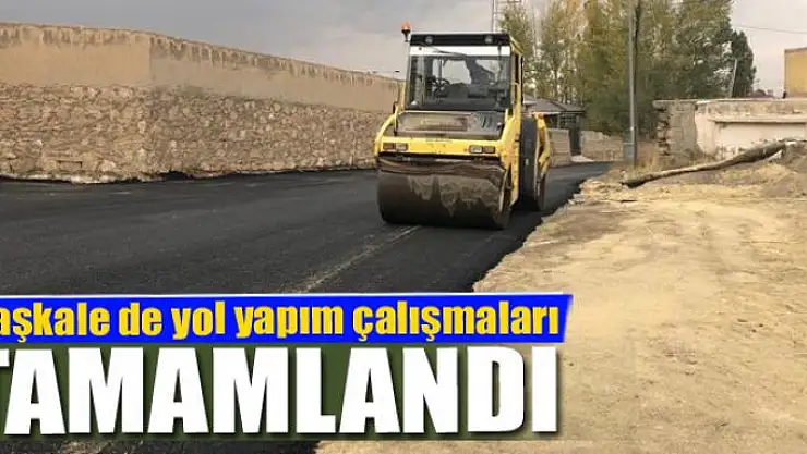 Başkale de yol yapım çalışmaları