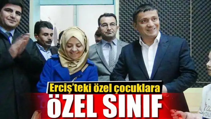 Erciş'teki özel çocuklara özel sınıf