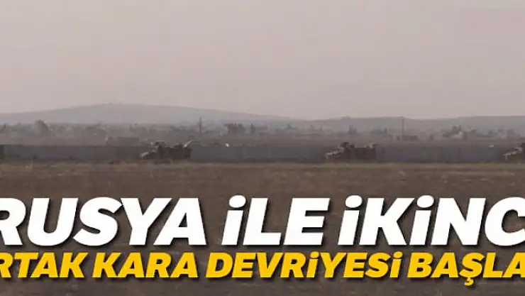 Rusya ile ikinci ortak devriye başladı