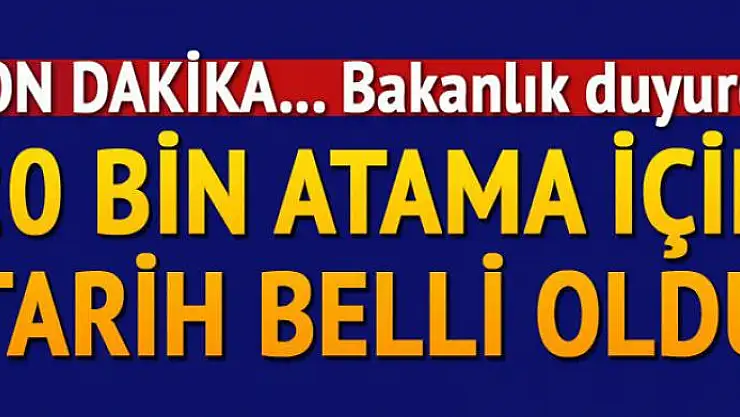 Milli Eğitim Bakanlığı'ndan öğretmen ataması açıklaması