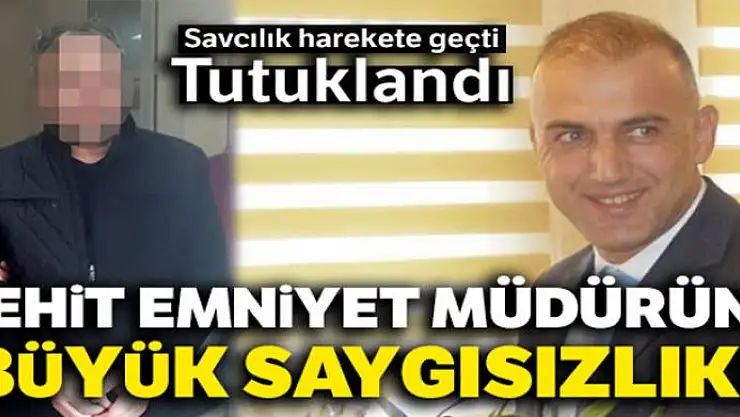 Sosyal medya üzerinden şehit emniyet müdürüne hakaret eden 1 şüpheli tutuklandı