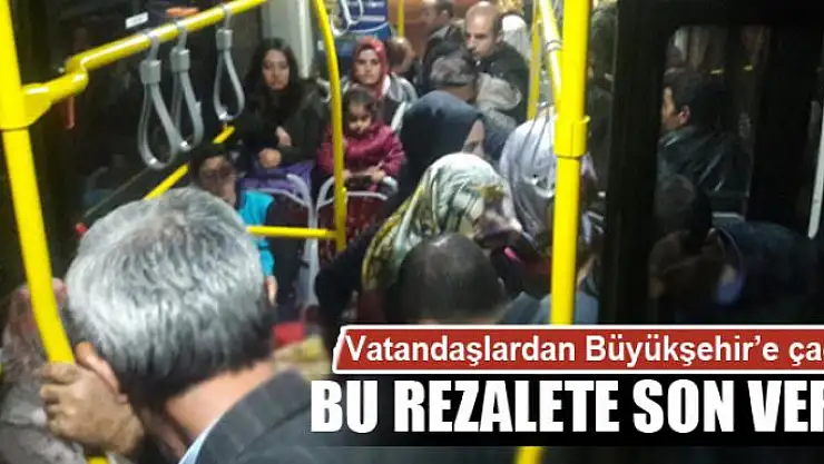 KEVENLİ'DE OTOBÜS YETERSİZLİĞİ MAĞDUR EDİYOR