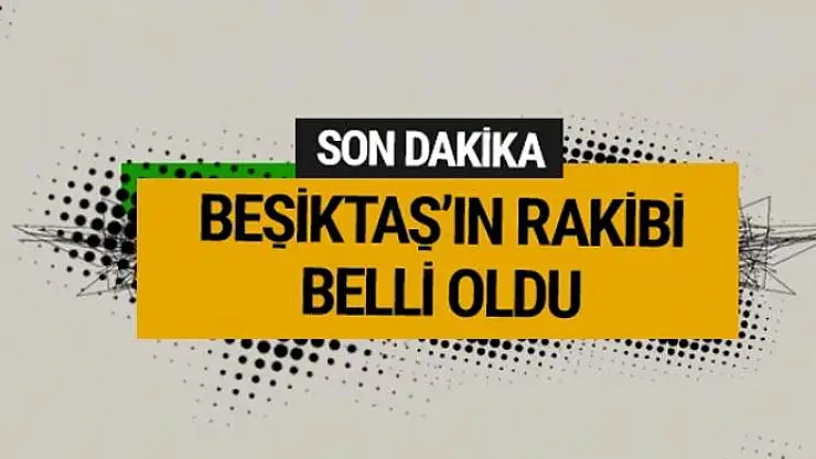 UEFA Avrupa Ligi Beşiktaş'ın rakibi belli oldu