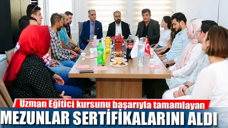 Rektör Şevli, kursiyerlere sertifika verdi