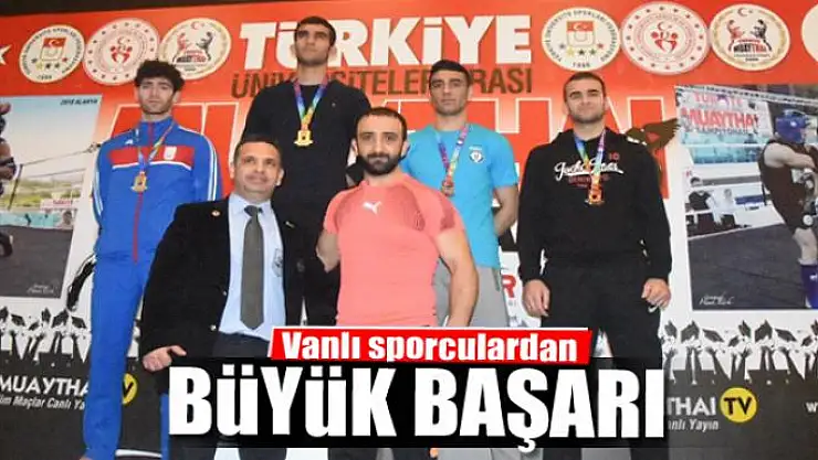 Vanlı sporculardan büyük başarı