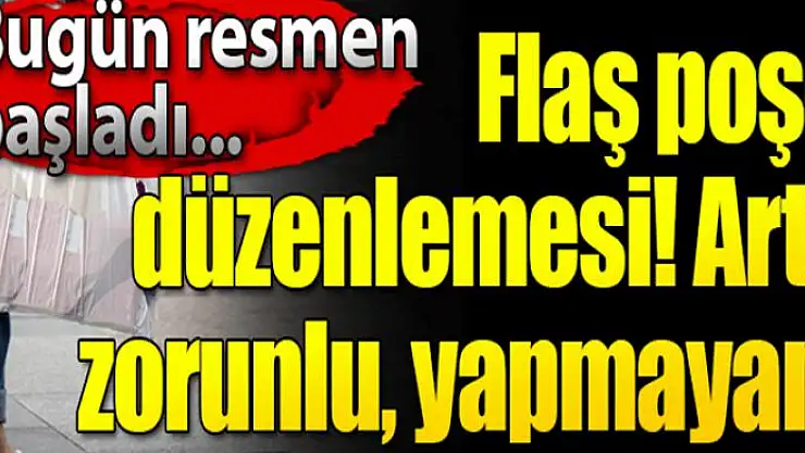 Plastik poşet beyannamesi ile ilgili yeni düzenleme!