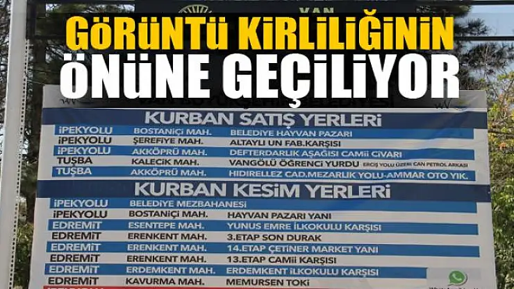 Büyükşehir'den görüntü kirliğinin önüne geçecek çalışma