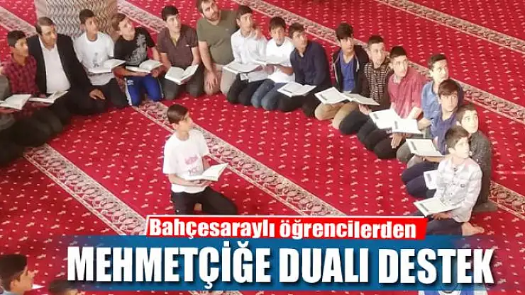 Bahçesaraylı öğrencilerden Mehmetçiğe dualı destek