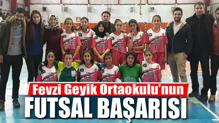 Fevzi Geyik Ortaokulu'nun futsal başarısı