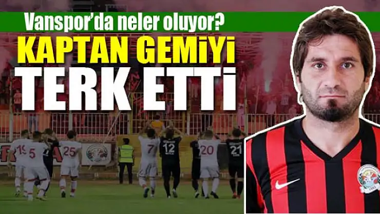 Kaptan gemiyi terk etti