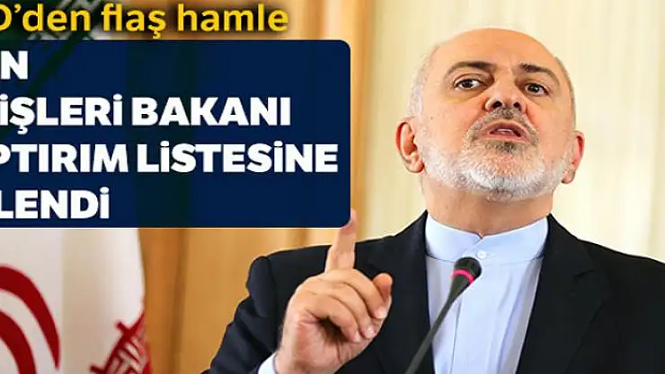 ABD Hazine Bakanlığından, İran Dışişleri Bakanı Zarif'e yaptırım