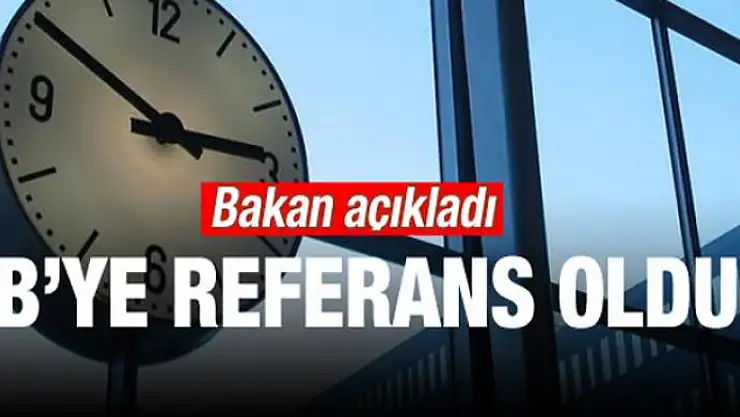 Bakan açıkladı! AB'ye referans olduk