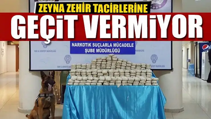 Zeyna zehir tacirlerine geçit vermiyor