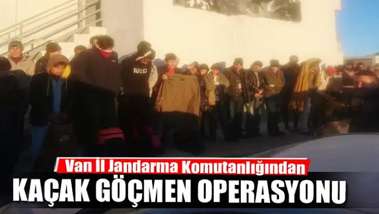 15 kişilik minibüsten 34 kaçak göçmen çıktı