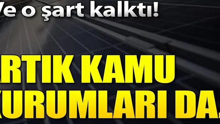 Dün yayınlandı, o şart kalktı... Büyük avantaj!