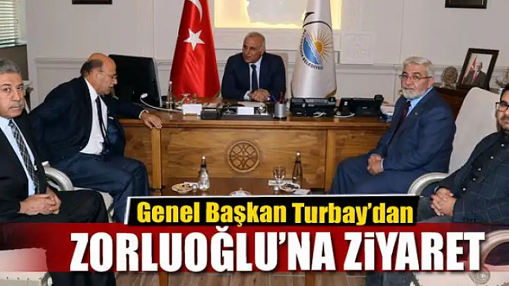 Genel Başkan Turbay'dan Vali Zorluoğlu'na ziyaret 