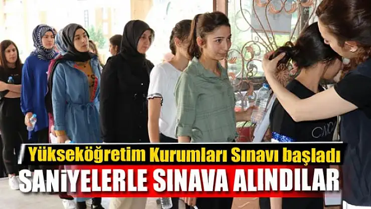 Saniyelerle sınava alındılar