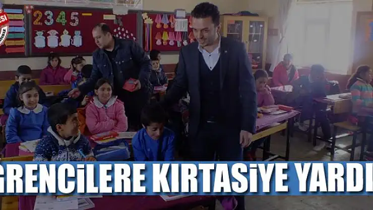 Öğrencilere kırtasiye yardımı