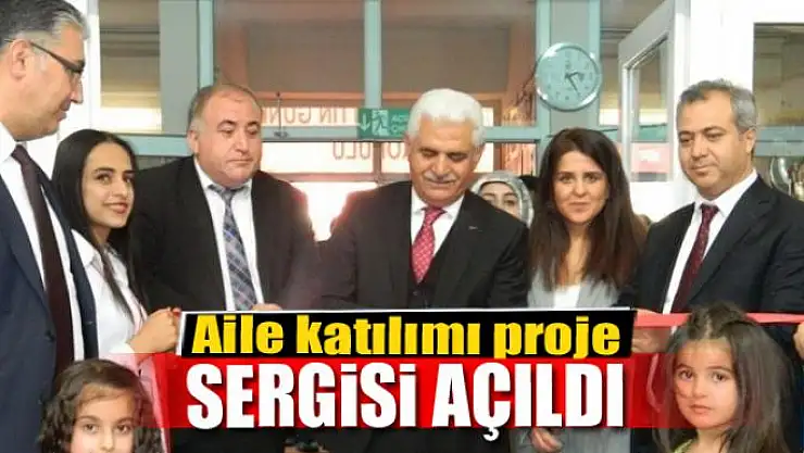 Aile katılımı proje sergisi açıldı