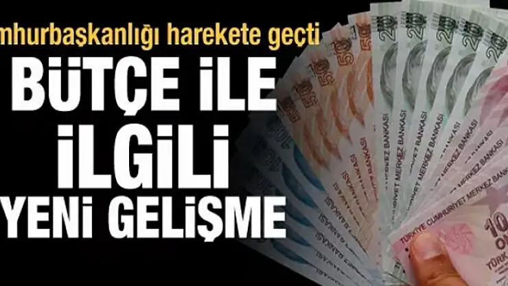 Cumhurbaşkanlığı harekete geçti! Bütçe ile ilgili yeni gelişme