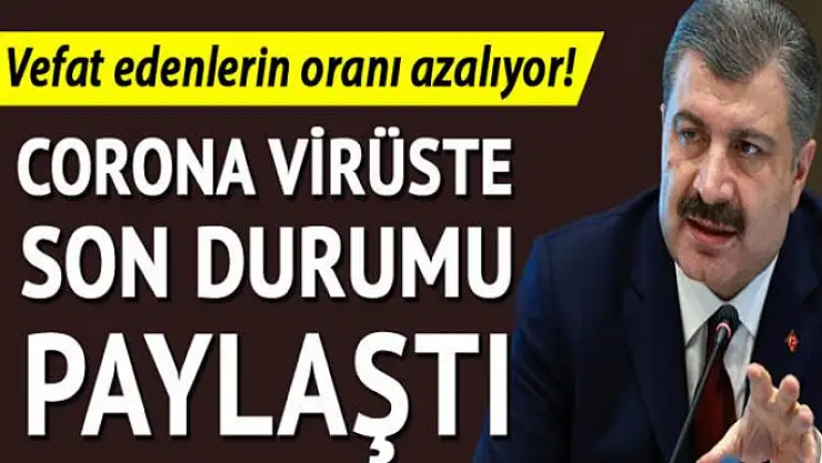 Sağlık Bakanlığı: 'Son 24 saatte korona virüsten 41 kişi hayatını kaybetti'