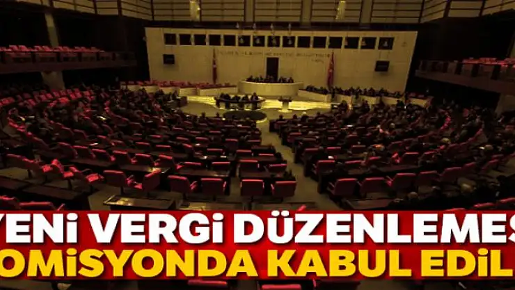 Gelir Vergisi Kanunu'nda değişiklik içeren kanun teklifi kabul edildi