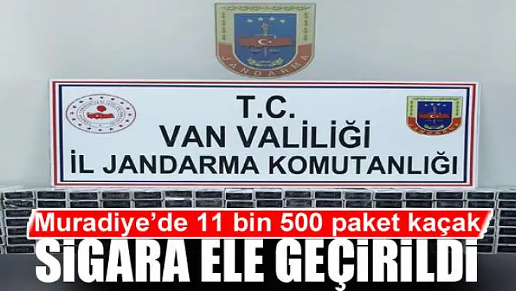 Muradiye'de 11 bin 500 paket kaçak sigara ele geçirildi