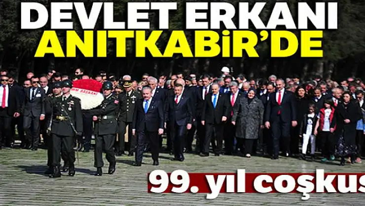 Devlet Erkanı, Anıtkabir'i ziyaret etti