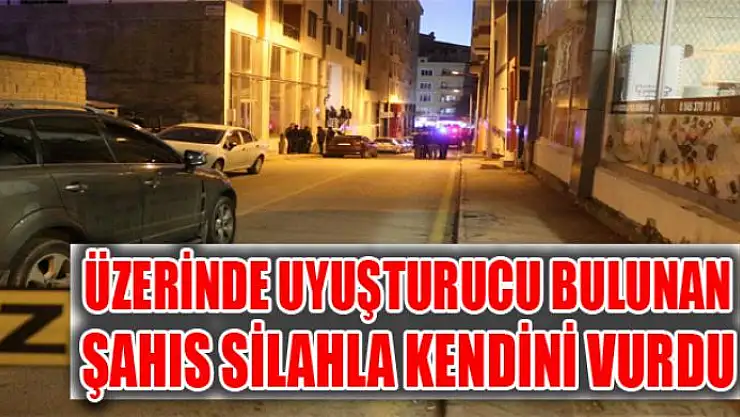 Van'da üzerinde uyuşturucu bulunan şahıs silahla kendini vurdu