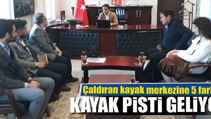 Çaldıran kayak merkezine 5 farklı kayak pisti geliyor