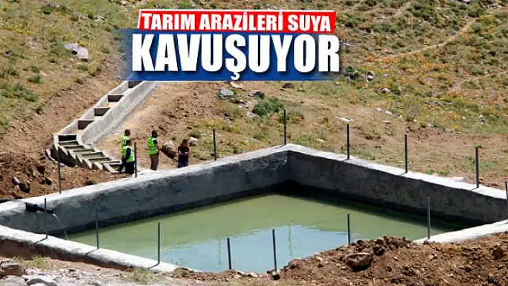 BÜYÜKŞEHİR TARIM ARAZİLERİNİ SUYA KAVUŞTURUYOR