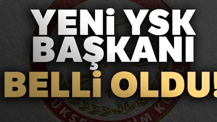 Yeni YSK Başkanı Muharrem Akkaya oldu