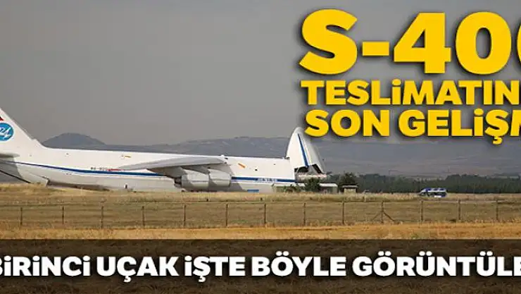 S-400 teslimatında onuncu uçak Mürted Hava Üssü'ne indi