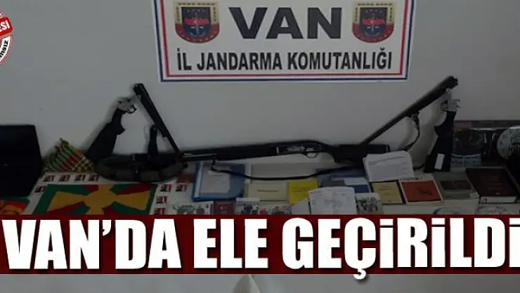 Van'da ele geçirildi