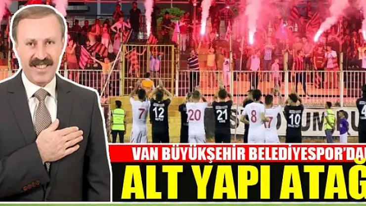 VAN BÜYÜKŞEHİR BELEDİYESPOR'DAN ALT YAPI ATAĞI
