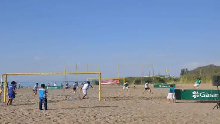 Plaj futbolunda Edremit etabı başladı
