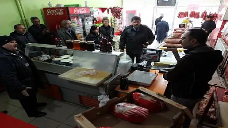 ŞARKÜTERİ VE KASAPLARDA ZABITA DENETİMİ