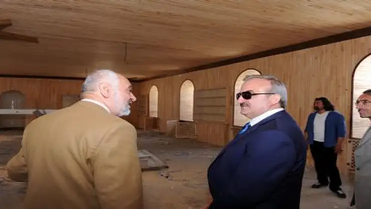NORŞİN CAMİİ İNŞAATINA İNCELEME