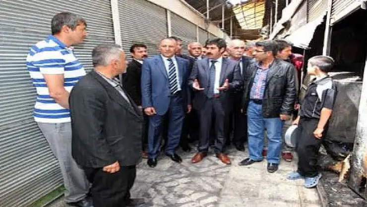 KAYA'DAN MISIR ÇARŞISI ESNAFINA ZİYARET